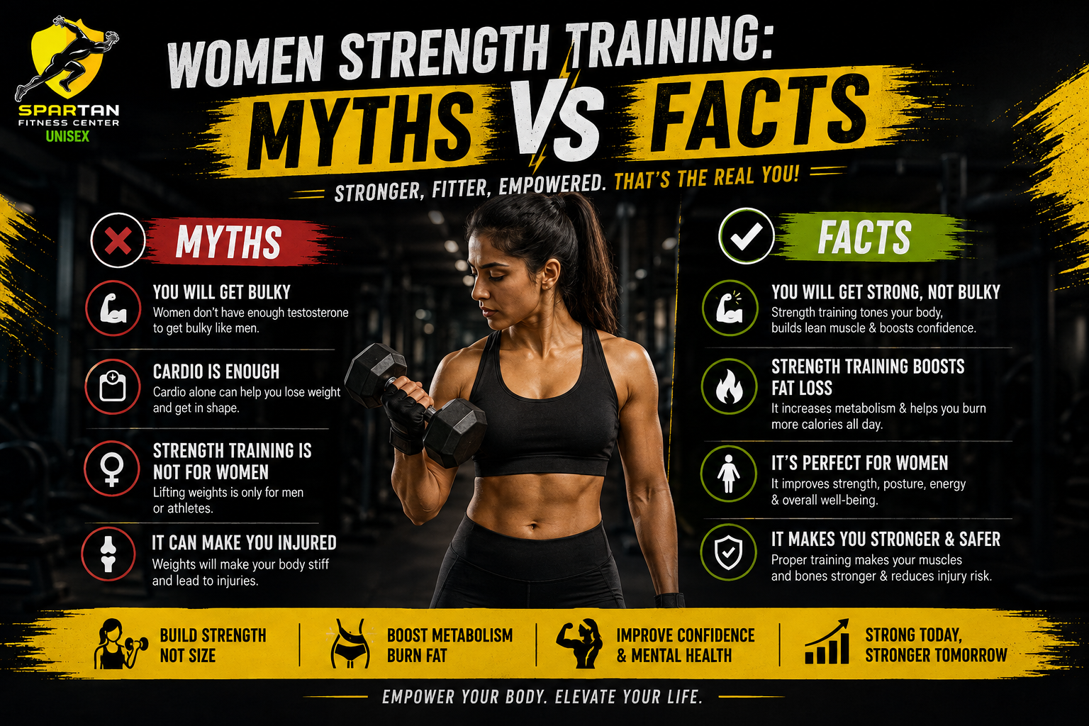 Women Strength Training Myths vs Facts